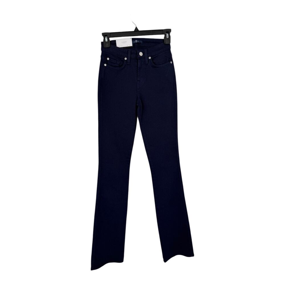 7 For All Mankind Kimmie form fitted bootcut jeans dark blue size 25